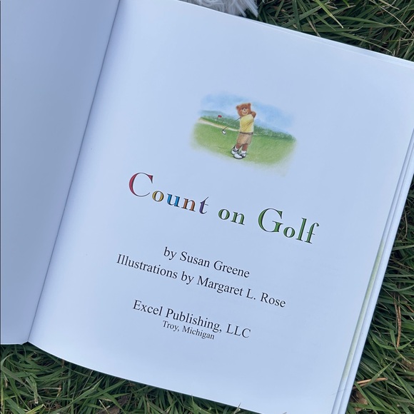 🩶5/$30 Count on Golf by Susan Greene illustrated by Margaret Rose Hardcover Book - Picture 5 of 10